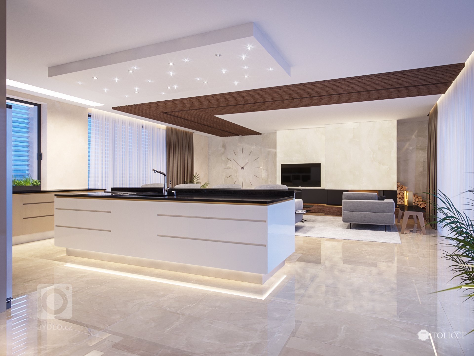 Návrh interiéru tejto rezidencie odráža splynutie krémových farebných tónov a prvkov lesku a exkluzivity arabského sveta. Ako akcenty v tomto návrhu sme na…