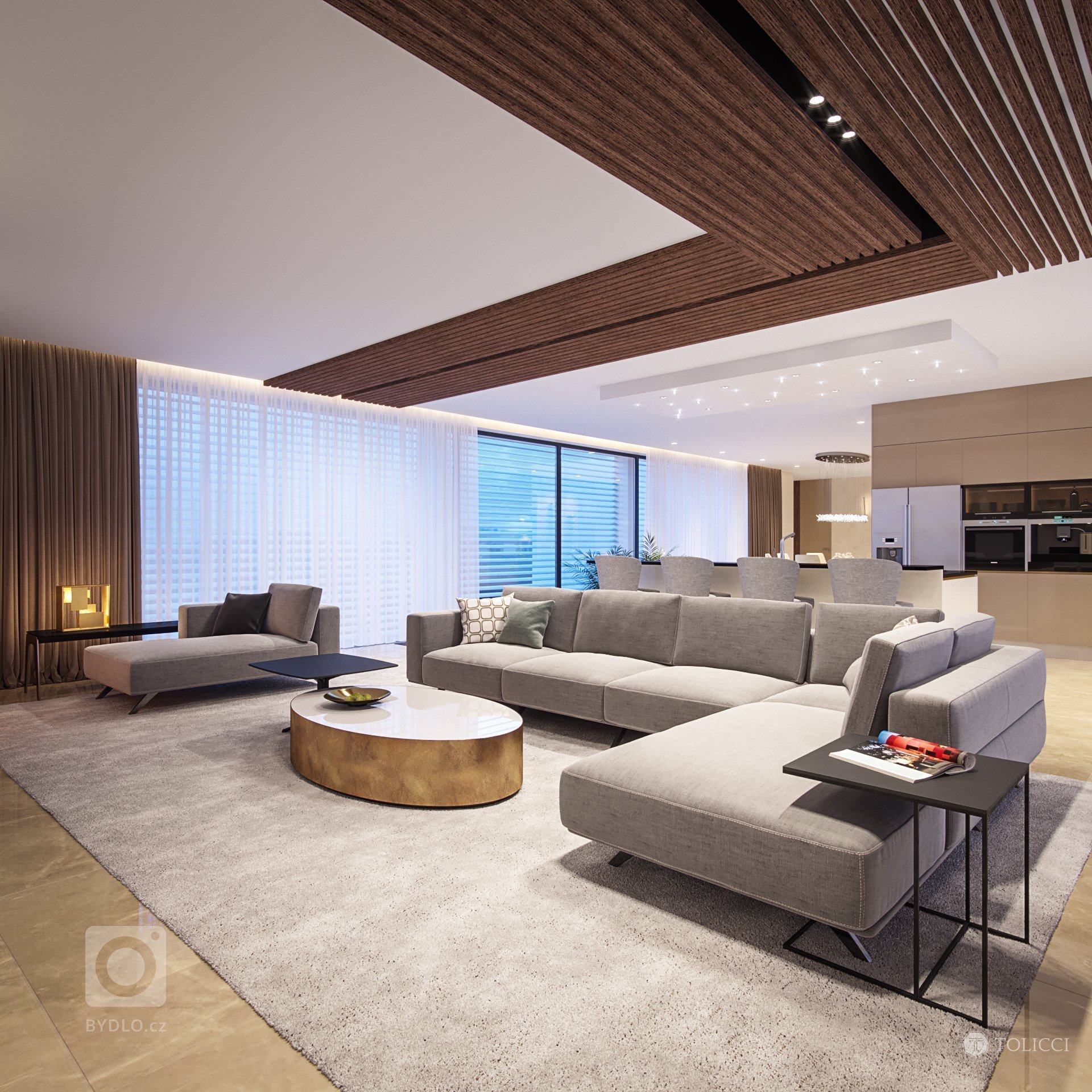 Návrh interiéru tejto rezidencie odráža splynutie krémových farebných tónov a prvkov lesku a exkluzivity arabského sveta. Ako akcenty v tomto návrhu sme na…