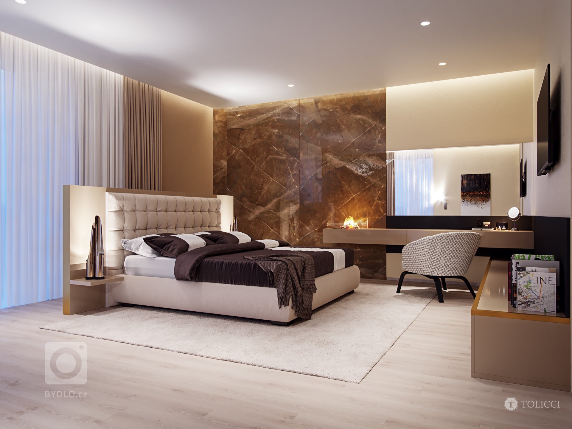 Návrh interiéru tejto rezidencie odráža splynutie krémových farebných tónov a prvkov lesku a exkluzivity arabského sveta. Ako akcenty v tomto návrhu sme na…