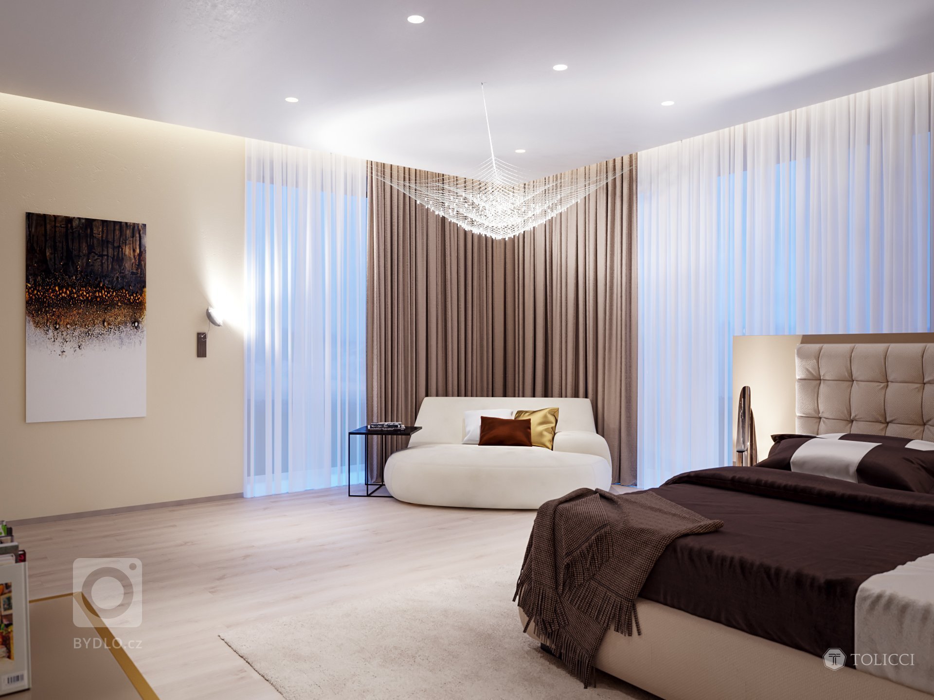 Návrh interiéru tejto rezidencie odráža splynutie krémových farebných tónov a prvkov lesku a exkluzivity arabského sveta. Ako akcenty v tomto návrhu sme na…