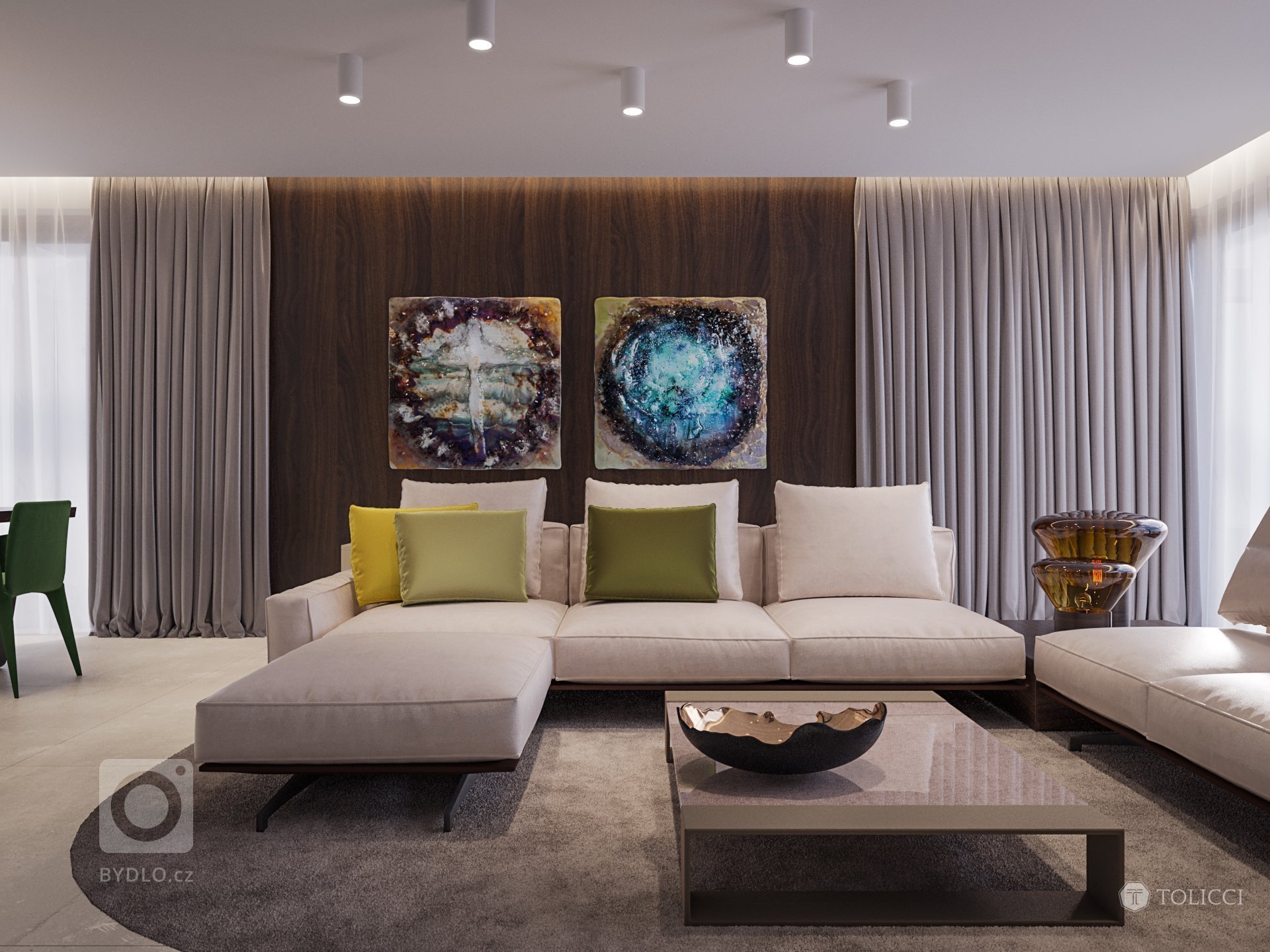 Návrh interiéru tejto rodinnej rezidencie je prioritne založený na základných princípoch identity tvorby interiérov TOLICCI. Základom sa stali zemité, teplé…