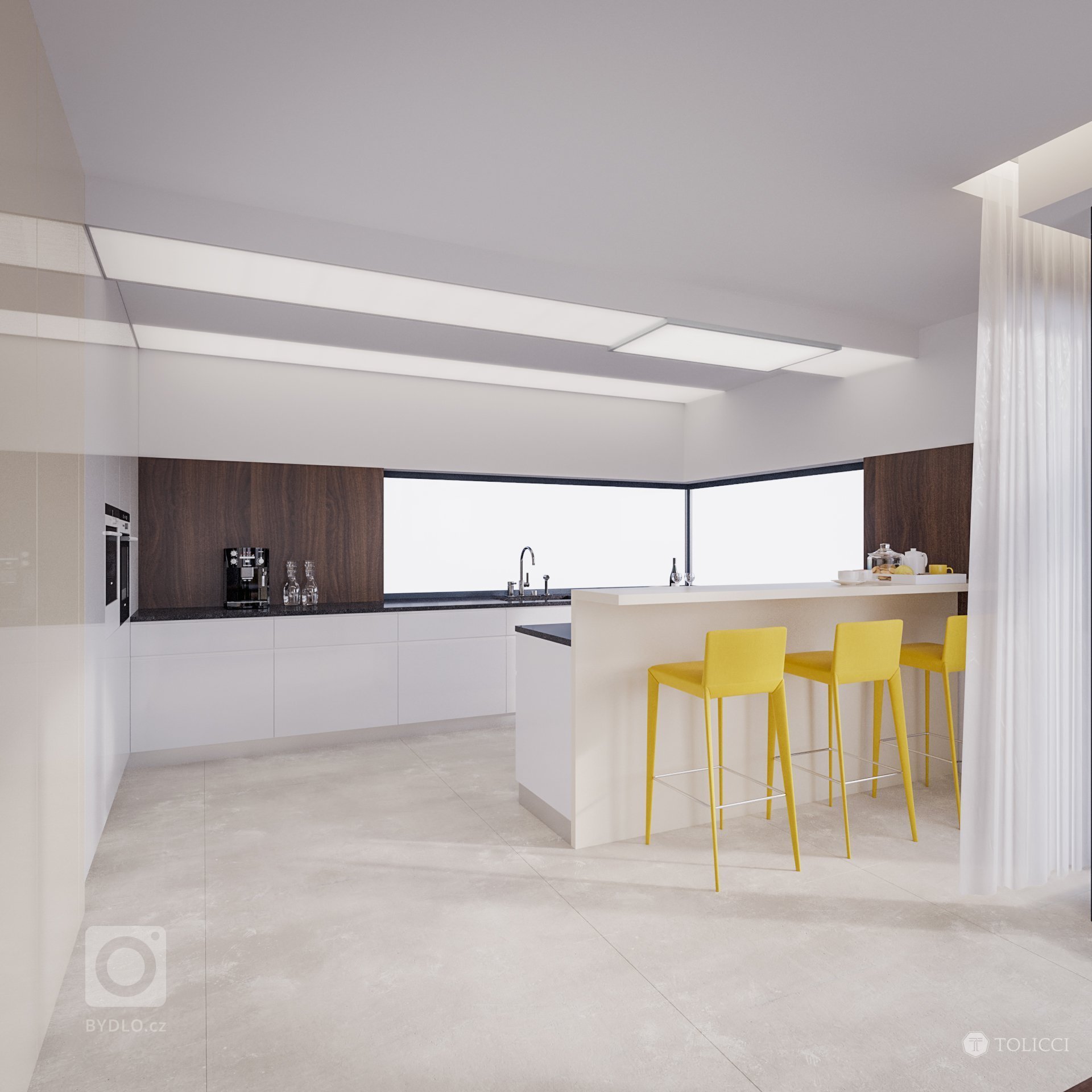 Návrh interiéru tejto rodinnej rezidencie je prioritne založený na základných princípoch identity tvorby interiérov TOLICCI. Základom sa stali zemité, teplé…