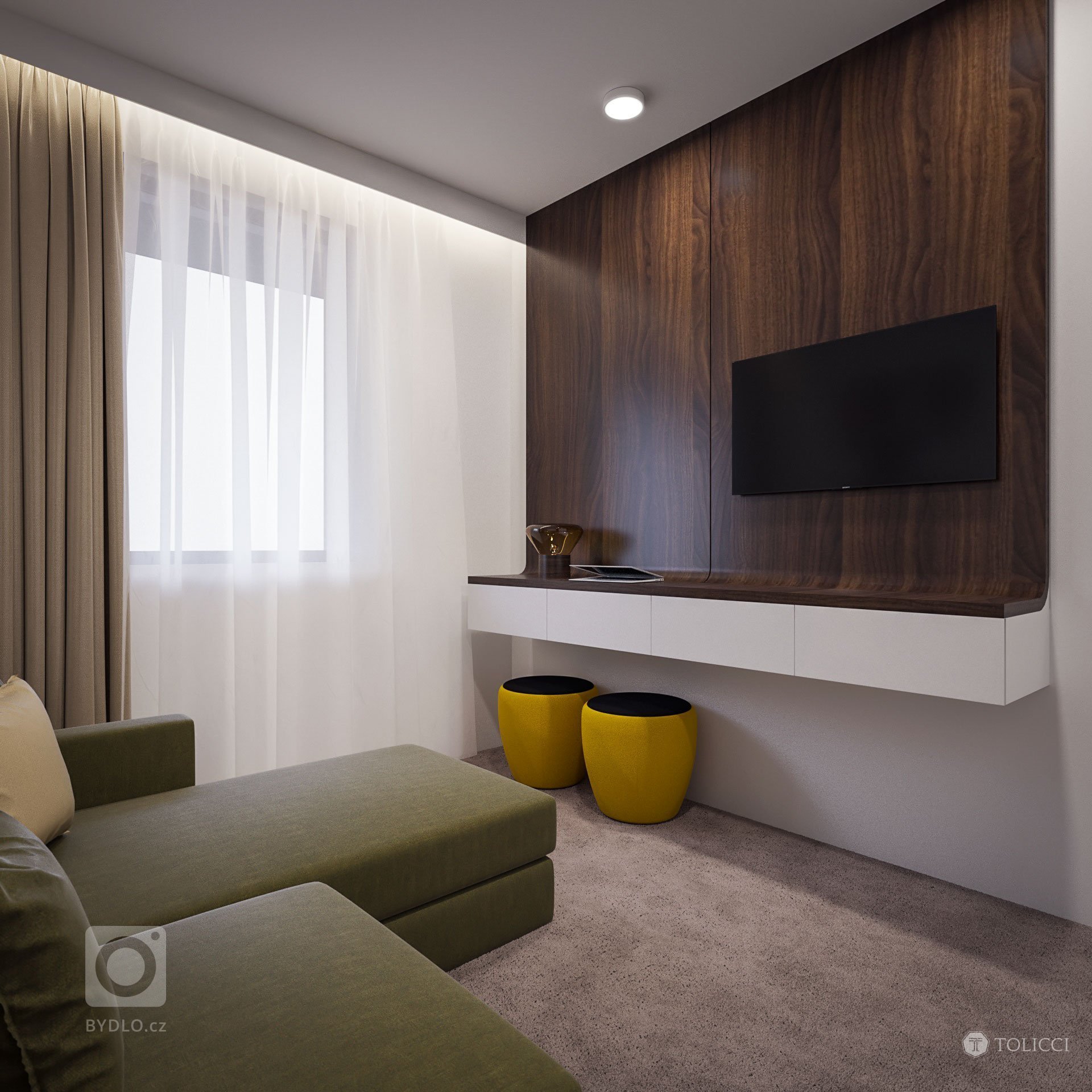 Návrh interiéru tejto rodinnej rezidencie je prioritne založený na základných princípoch identity tvorby interiérov TOLICCI. Základom sa stali zemité, teplé…