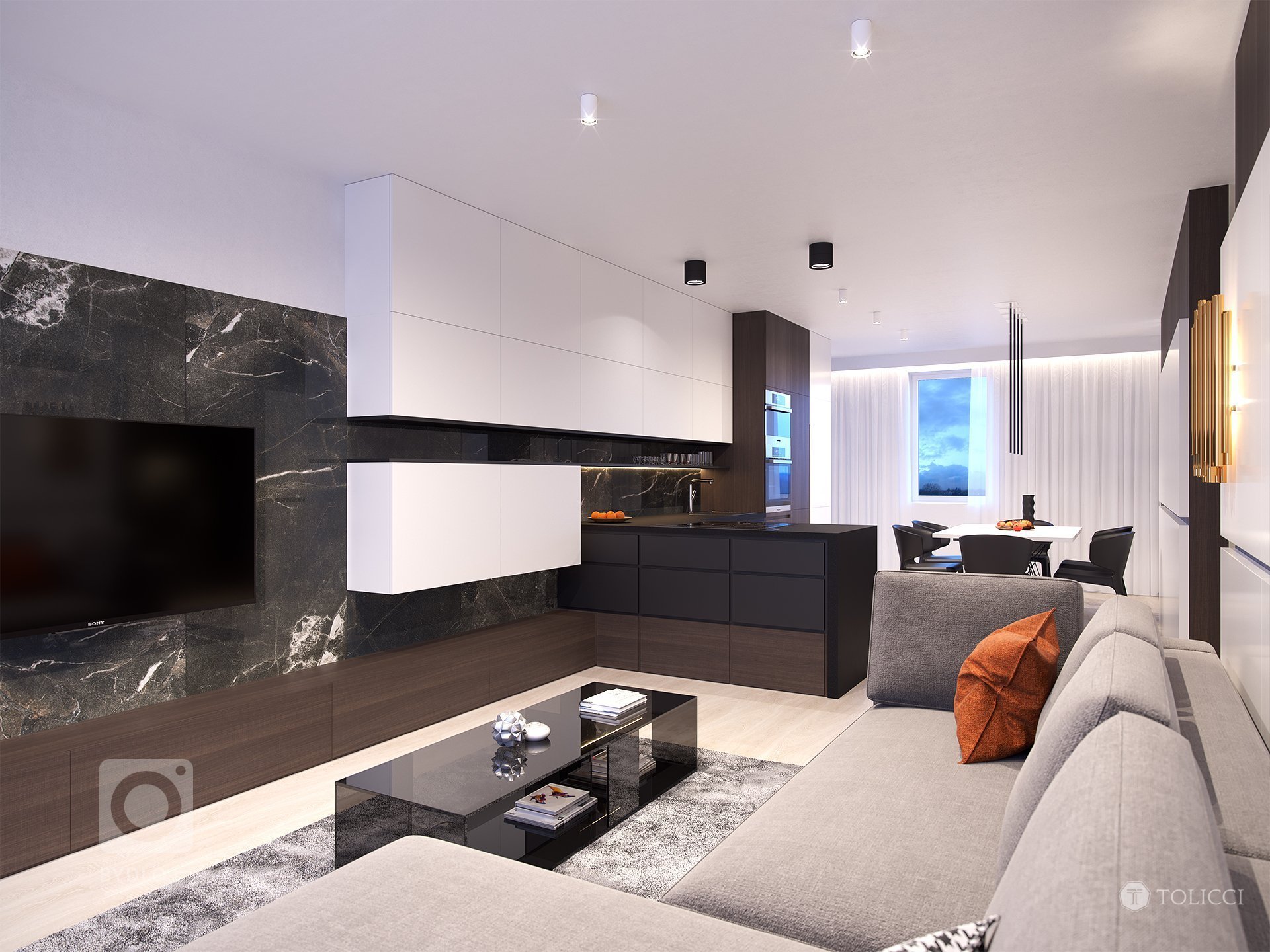 Cieľom návrhu bolo vytvorenie vzorového interiéru bytu pre developerský projekt Mierová, Bratislava. Dizajn odráža návrh elegantného moderného interiéru…