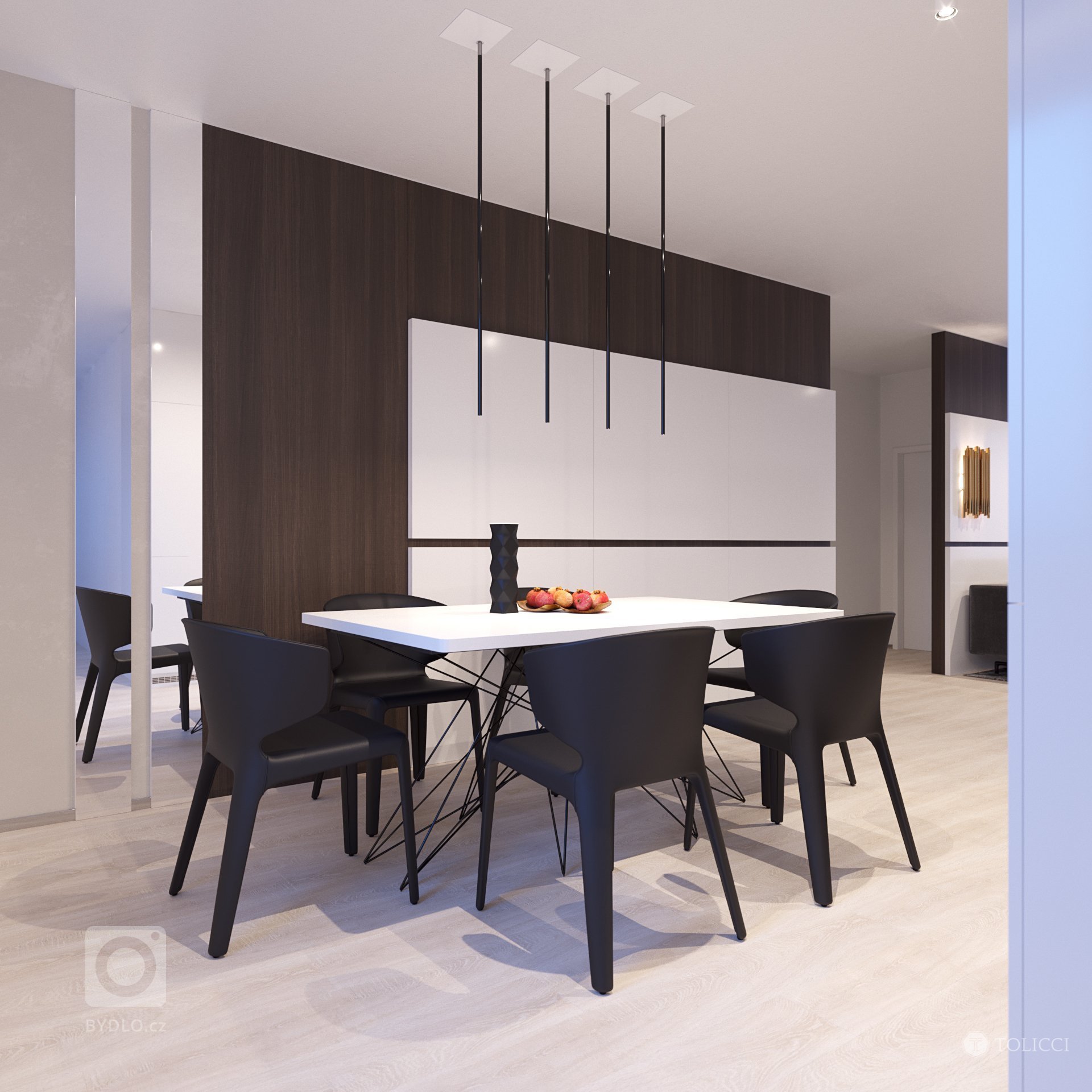 Cieľom návrhu bolo vytvorenie vzorového interiéru bytu pre developerský projekt Mierová, Bratislava. Dizajn odráža návrh elegantného moderného interiéru…