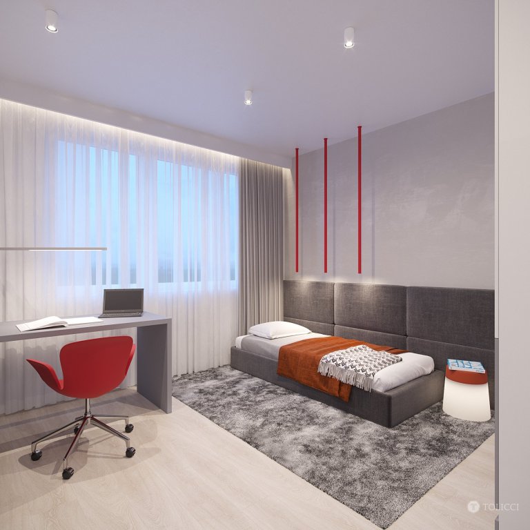 Cieľom návrhu bolo vytvorenie vzorového interiéru bytu pre developerský projekt Mierová, Bratislava. Dizajn odráža návrh elegantného moderného interiéru…