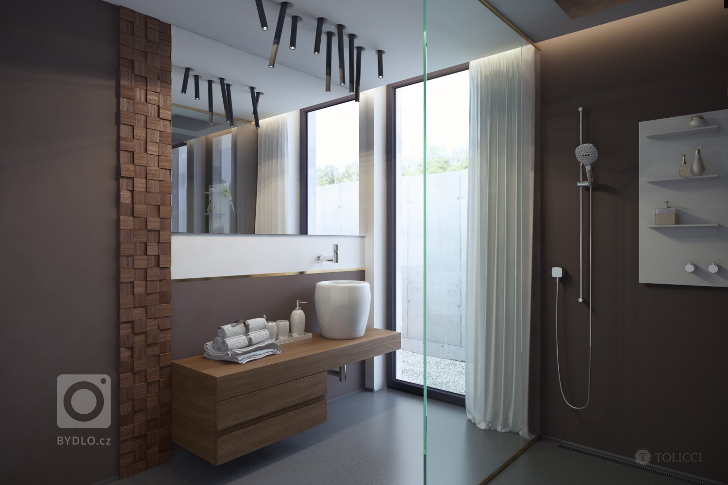 Cieľom návrhu bolo vytvorenie elegantného a jednoduchého talianskeho interiéru. Základ tvoria kontrasty drevených orechových prvkov a bielych stien na čistom…