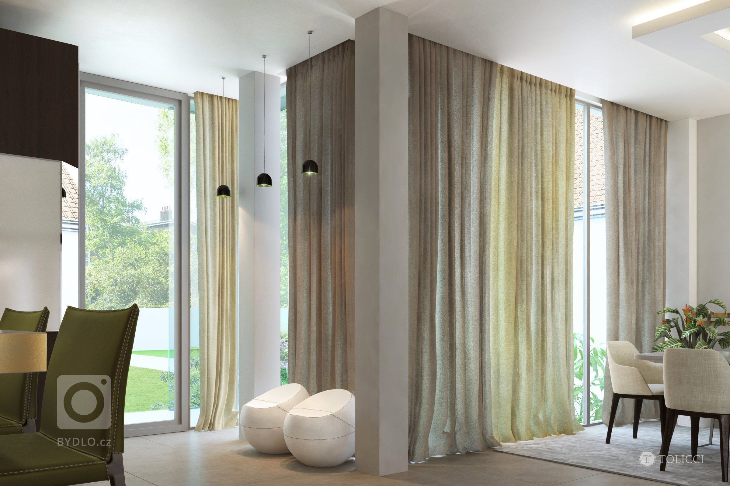 Návrh interiéru rodinnej rezidencie odráža spojenie dvoch dizajnérskych prístupov: východného arabského a stredoeurópskeho talianskeho. Na podklade zemitých…