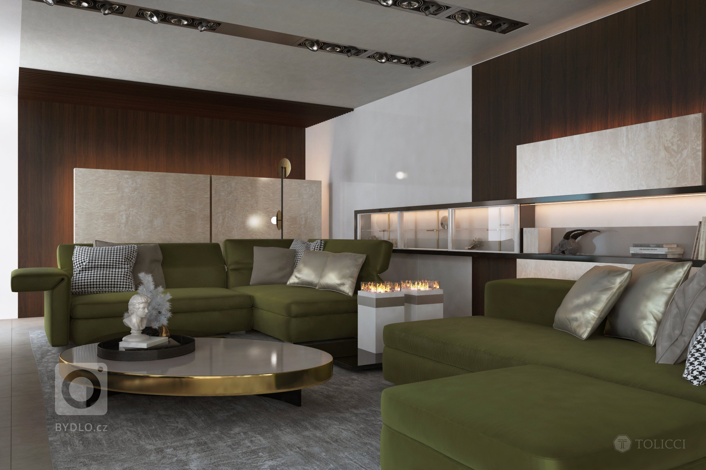 Návrh interiéru rodinnej rezidencie odráža spojenie dvoch dizajnérskych prístupov: východného arabského a stredoeurópskeho talianskeho. Na podklade zemitých…