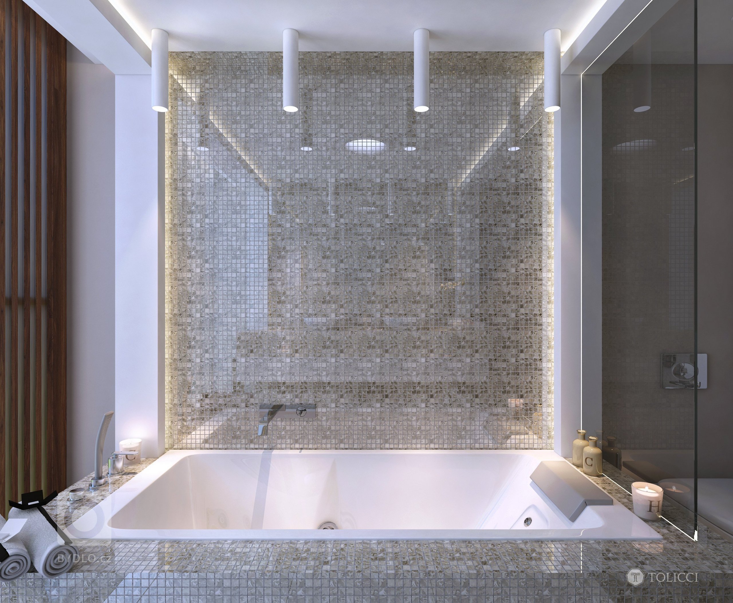 Návrh interiéru rodinnej rezidencie odráža spojenie dvoch dizajnérskych prístupov: východného arabského a stredoeurópskeho talianskeho. Na podklade zemitých…