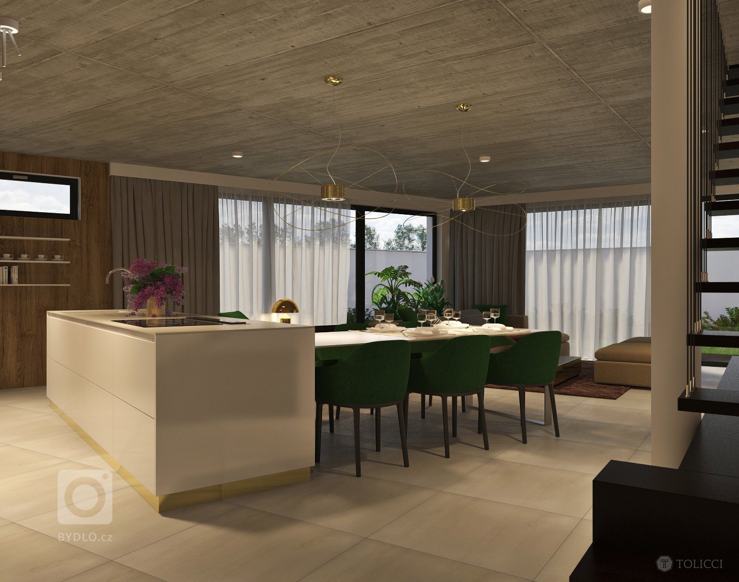 Cieľom návrhu rodinnej rezidencie bolo dosiahnuť nestarnúci, luxusný a umelecky smerovaný dizajn interiéru. Klientove nadšenie pre umenie sme podporili…