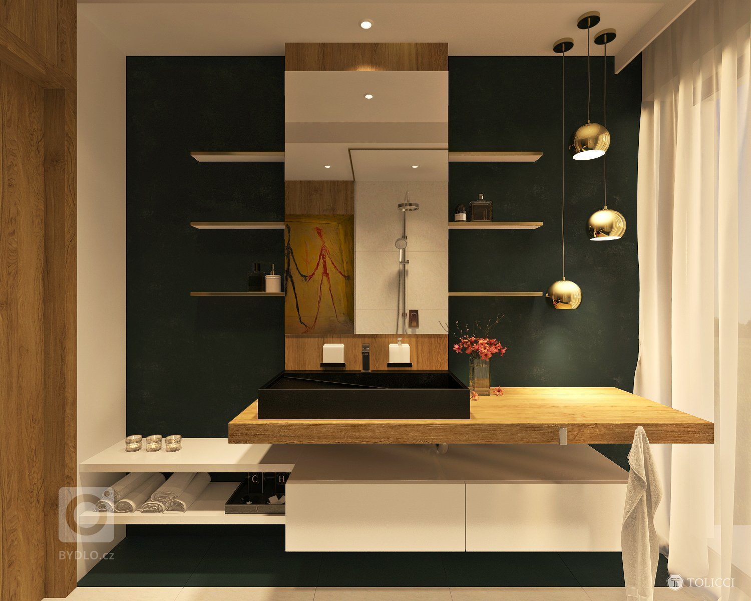 Cieľom návrhu rodinnej rezidencie bolo dosiahnuť nestarnúci, luxusný a umelecky smerovaný dizajn interiéru. Klientove nadšenie pre umenie sme podporili…