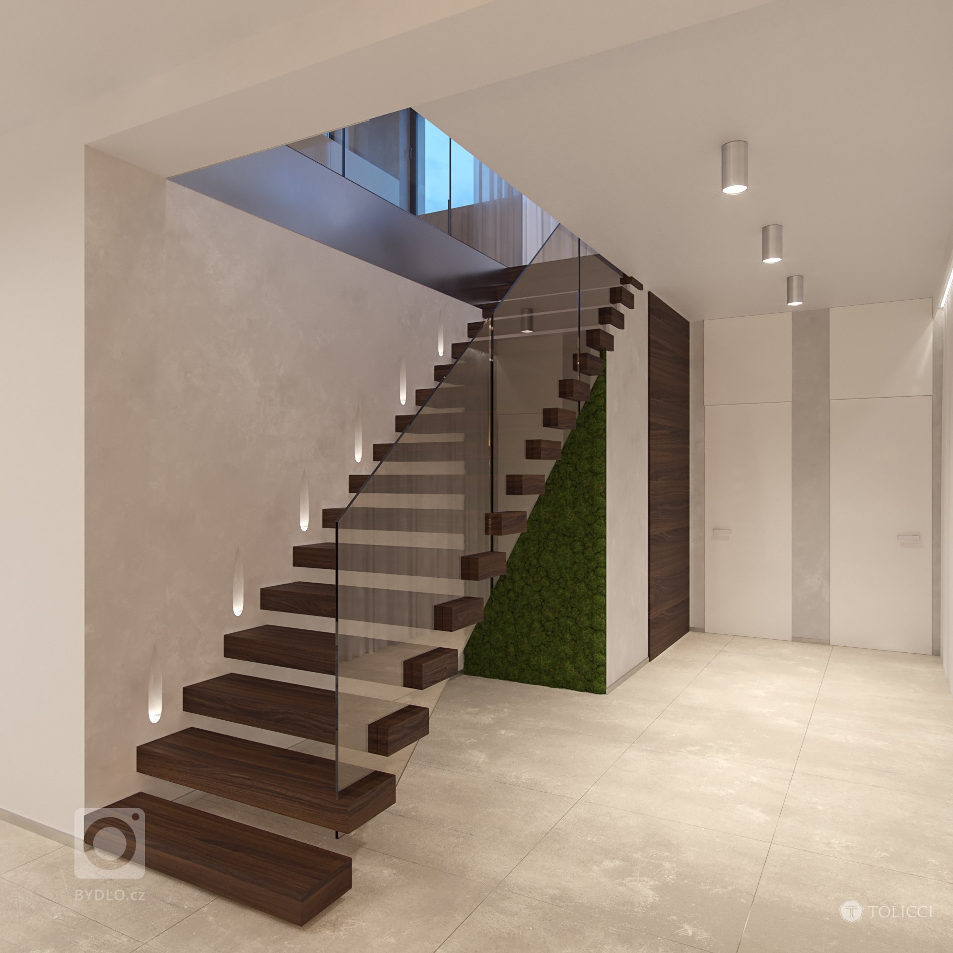 Cieľom návrhu interiéru tohto rodinného domu bolo vytvorenie elegantného a dizajnového interiéru, založeného na prirodzenom kontraste prírodných materiálov…