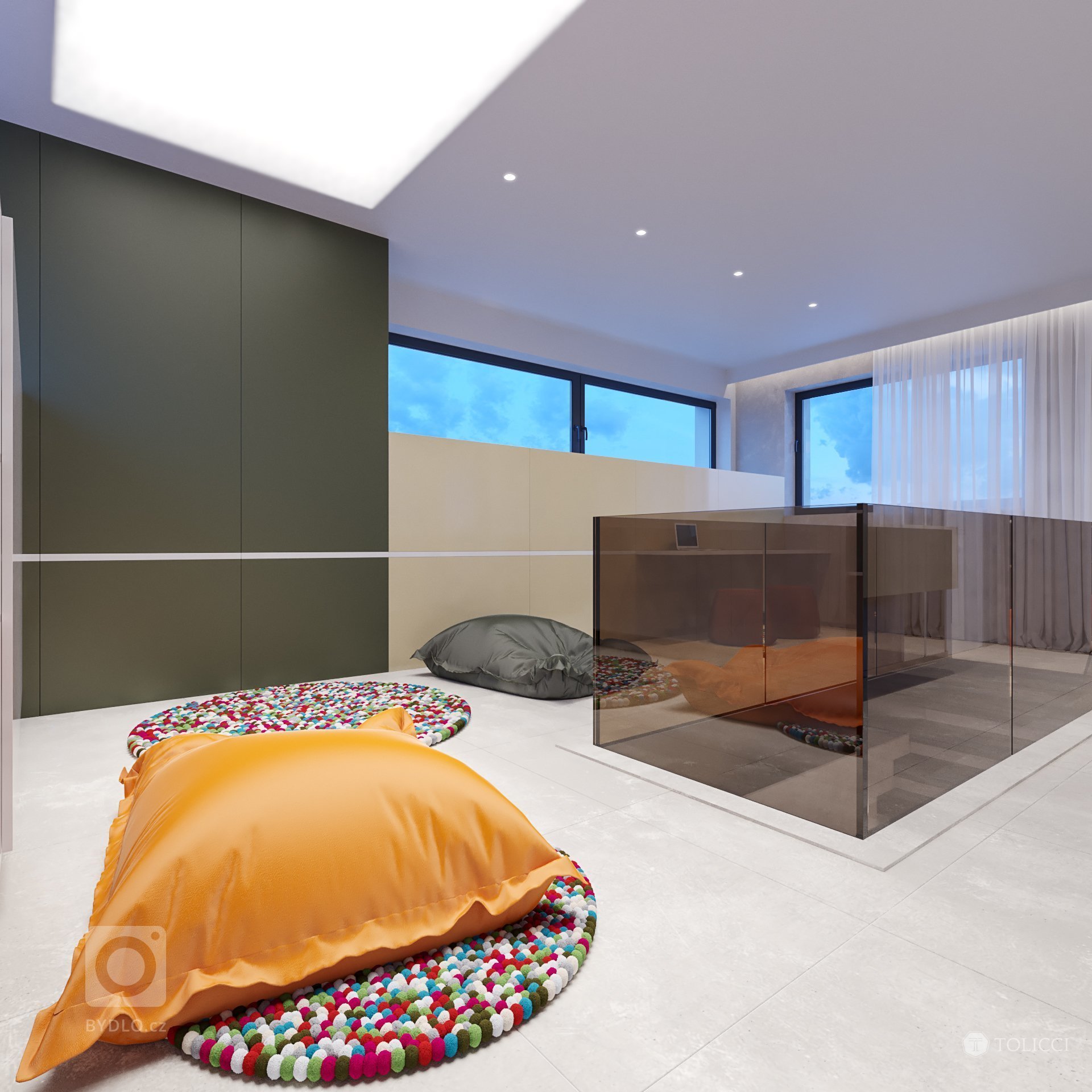 Cieľom návrhu interiéru tohto rodinného domu bolo vytvorenie elegantného a dizajnového interiéru, založeného na prirodzenom kontraste prírodných materiálov…