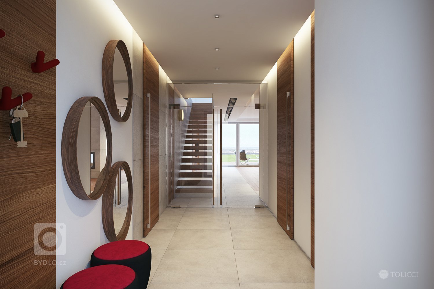 Návrh interiéru rodinnej rezidencie sa nesie na žiadosť klienta v duchu jednoduchých línií a osvedčených farebných kombinácií. Eleganciu sme priestoru dodali…