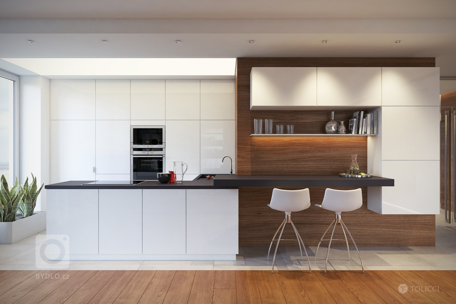 Návrh interiéru rodinnej rezidencie sa nesie na žiadosť klienta v duchu jednoduchých línií a osvedčených farebných kombinácií. Eleganciu sme priestoru dodali…