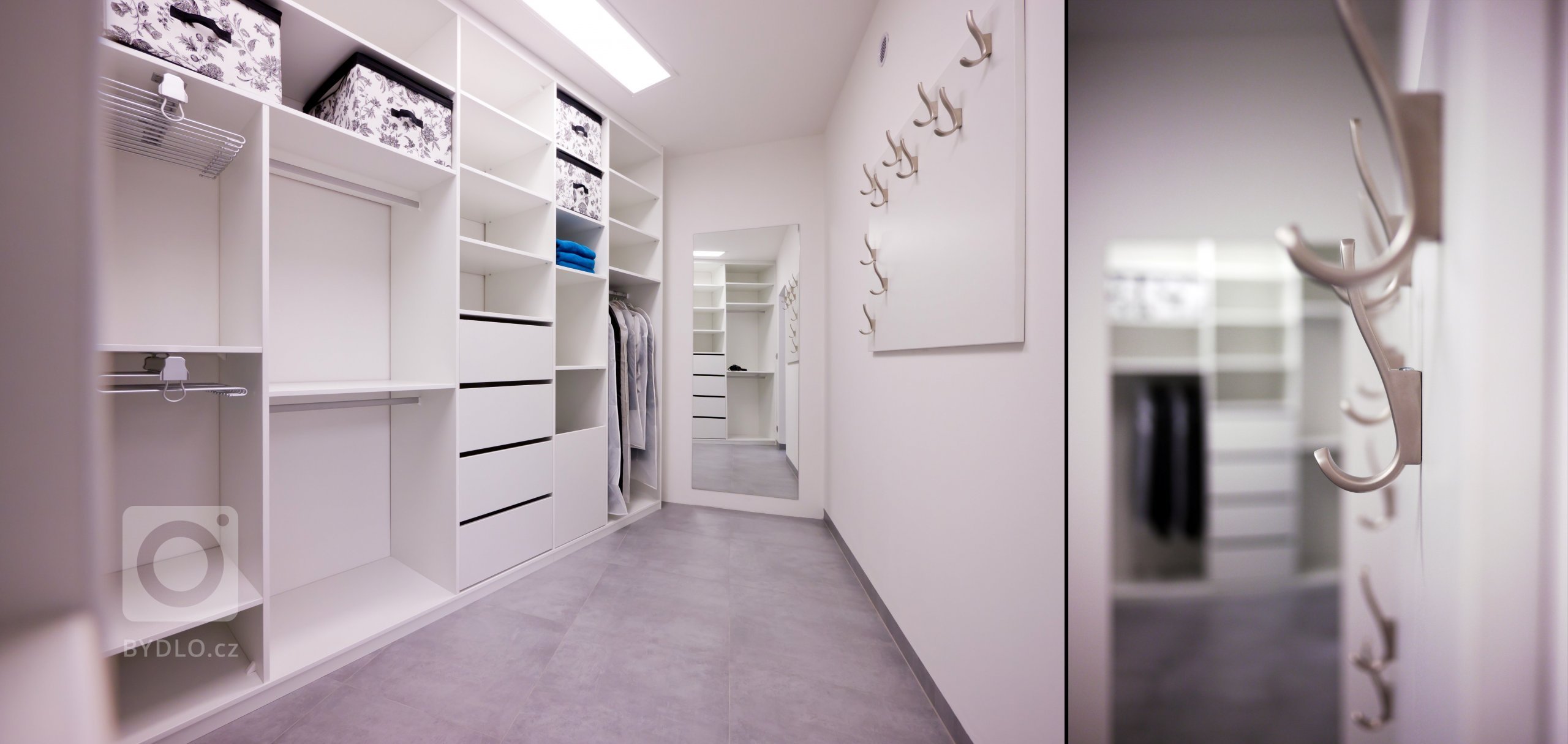 Bílá, černá, sklo, beton... co může být víc? Realizace interieru z roku 2011, která je naprosto nadčasová...
