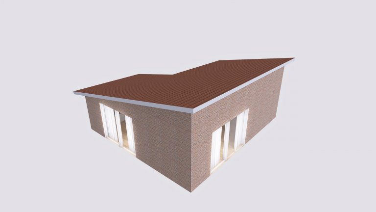 Vizualizace potencionálního budoucího stavu kuchyně, jídelny a&nbsp;obývacího pokoje po rekonstrukci. Důraz na prosvětlení a větší modernizaci oproti původnímu…