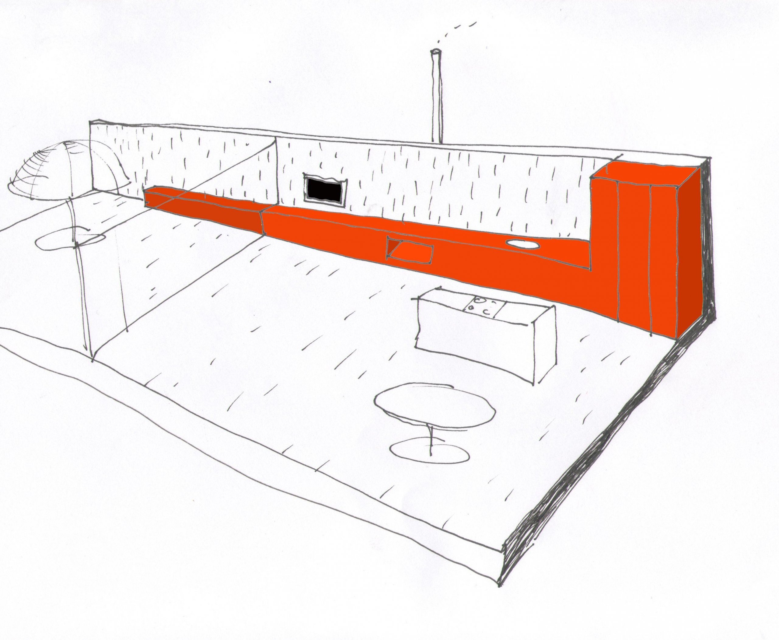 Zadáním, byl návrh interiéru obývacího pokoje, do již naprojektovaného bungalovu. Projekt byl ovšem tak špatný, že by mu správně umístěná pohovka stejně…